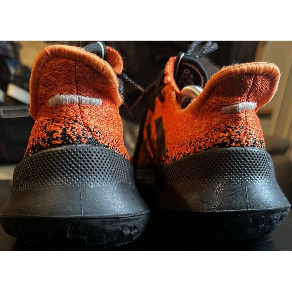 Adidas Sensebounce+ Men's Running Shoes, Sneakers, Orange Black, Size 11 - Picture 3 of 10